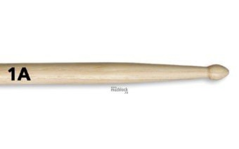 VIC FIRTH 1A - барабанные палочки 1A с заостренным деревянным наконечником