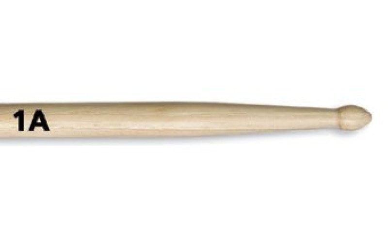VIC FIRTH 1A - барабанные палочки 1A с заостренным деревянным наконечником