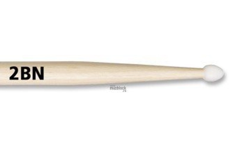 VIC FIRTH 2BN - барабанные палочки 2B с нейлоновым наконечником