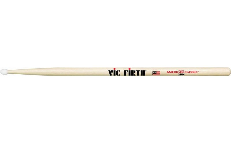 VIC FIRTH 2BN - барабанные палочки 2B с нейлоновым наконечником