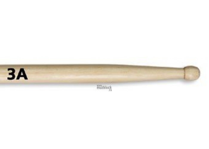 VIC FIRTH 3A - барабанные палочки, тип 3A с деревянным наконечником