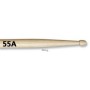 VIC FIRTH 55A - барабанные палочки, комбинация типов 5A и 5B с деревянным наконечником