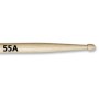 VIC FIRTH 55A - барабанные палочки, комбинация типов 5A и 5B с деревянным наконечником