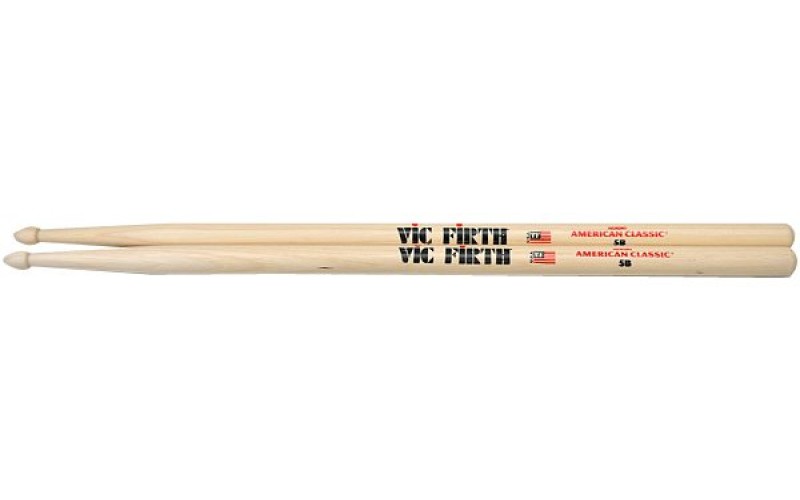 VIC FIRTH 5B - барабанные палочки 5B с деревянным наконечником