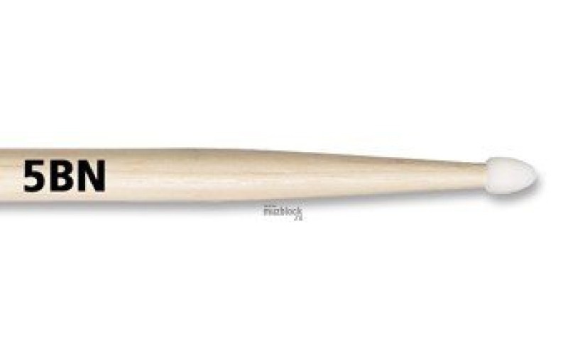 VIC FIRTH 5BN - барабанные палочки 5B с нейлоновым наконечником