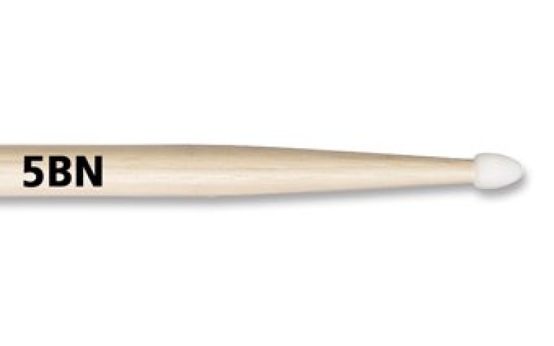 VIC FIRTH 5BN - барабанные палочки 5B с нейлоновым наконечником