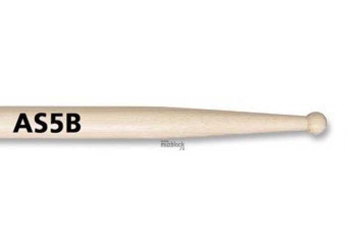 VIC FIRTH AS5B - барабанные палочки 5B с круглым деревянным наконечником