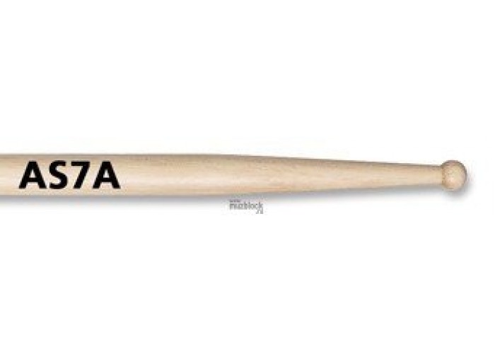 VIC FIRTH AS7A - барабанные палочки 7A с круглым деревянным наконечником