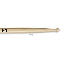 VIC FIRTH F1 - барабанные палочки, с деревянным наконечником круглой формы