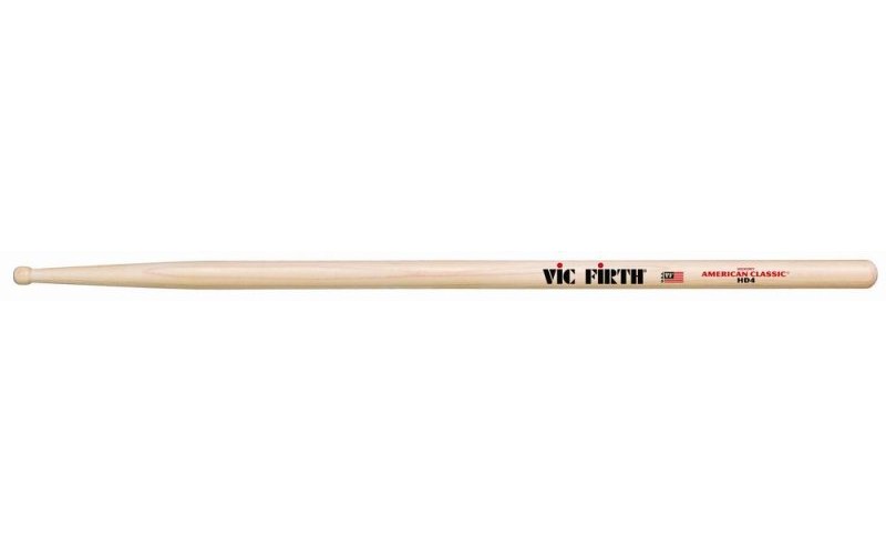 VIC FIRTH HD4 - барабанные палочки, с деревянным цилиндрическим наконечником