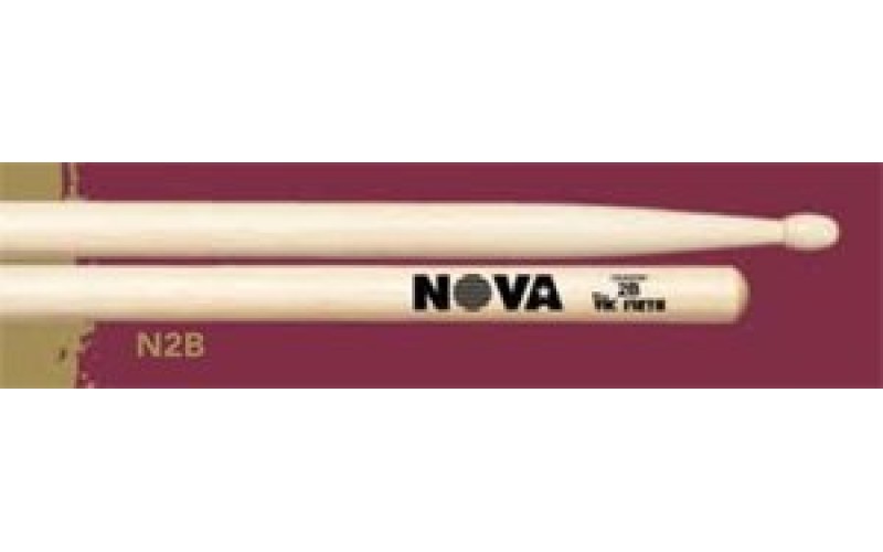 VIC FIRTH N2B - барабанные палочки 2B с деревянным наконечником