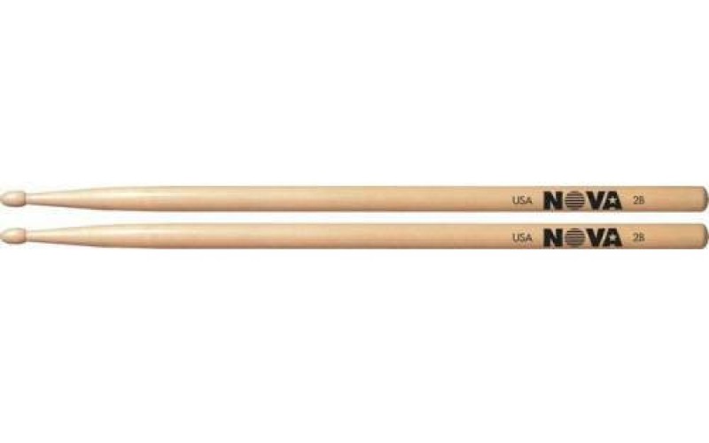 VIC FIRTH N2B - барабанные палочки 2B с деревянным наконечником