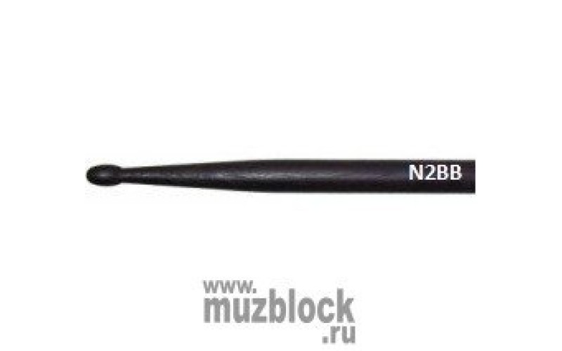 VIC FIRTH N2BB - барабанные палочки 2B с деревянным наконечником
