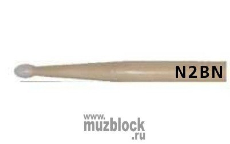VIC FIRTH N2BN - барабанные палочки, тип 2B с нейлоновым наконечником