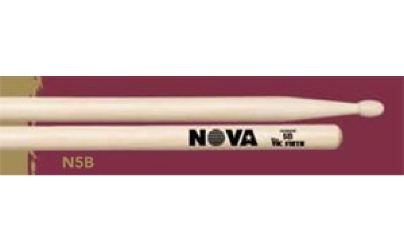 VIC FIRTH N5B - барабанные палочки 5B с деревянным наконечником