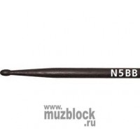 VIC FIRTH N5BB - барабанные палочки 5B с деревянным наконечником