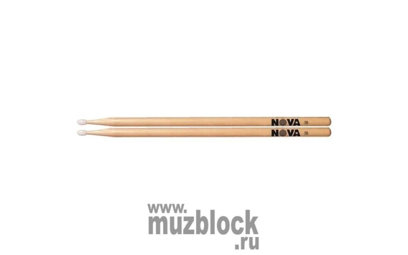 VIC FIRTH N5BN - барабанные палочки, тип 5B с нейлоновым наконечником