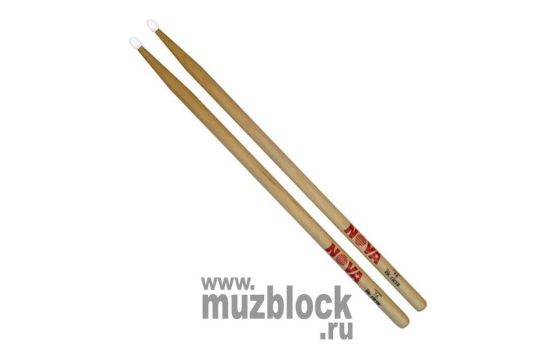VIC FIRTH N7AN - барабанный палочки 7A, орех, нейлоновый наконечник