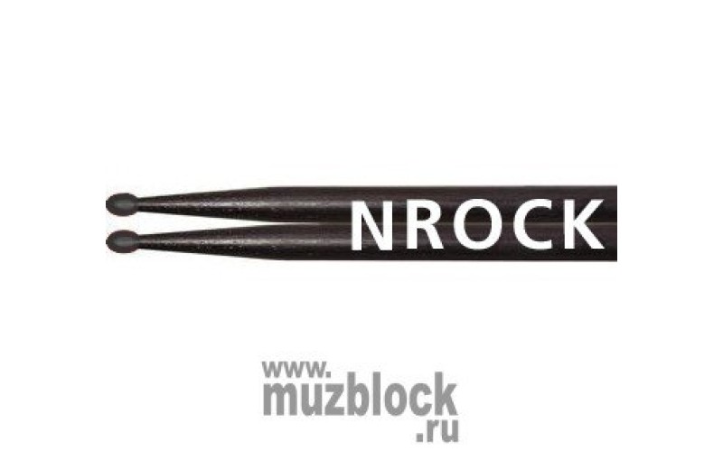 VIC FIRTH NRockB - барабанные палочки ROCK с деревянным наконечником