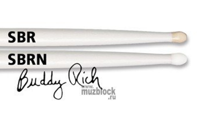 VIC FIRTH SBR - барабаннные палочки Buddy Rich, деревянный наконечник