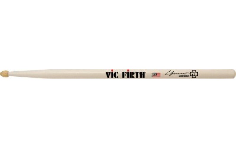 VIC FIRTH SCS - барабаннные палочки Christoph Schneider, деревянный каплевидный наконечник