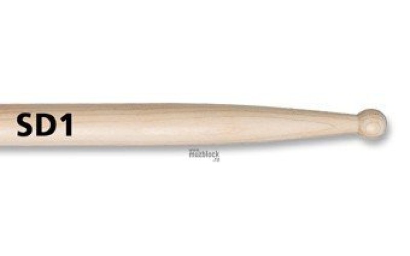 VIC FIRTH SD1 General - барабанные палочки, круглый деревянный наконечник