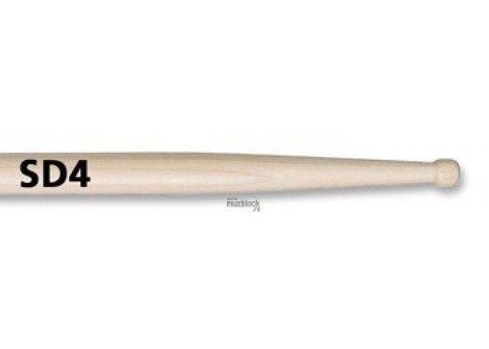 VIC FIRTH SD4 Combo - барабанные палочки, деревянный наконечник в форме барреля