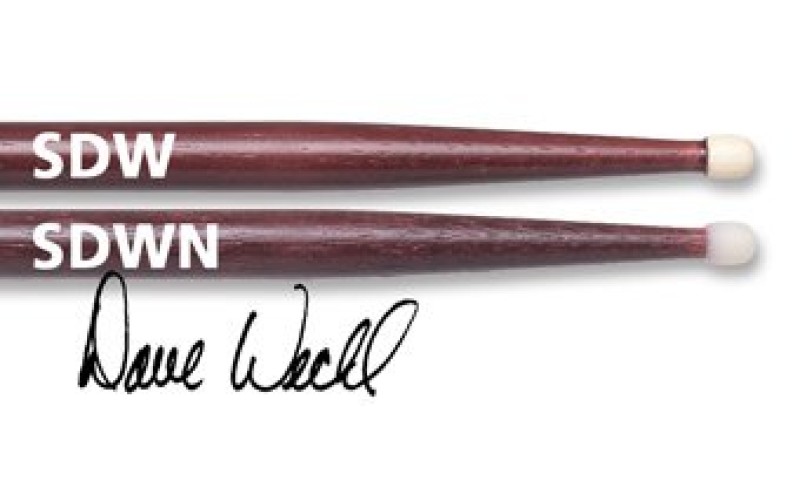 VIC FIRTH SDW - барабаннные палочки Dave Weckl , деревянный цилиндрический наконечник
