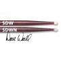 VIC FIRTH SDW - барабаннные палочки Dave Weckl , деревянный цилиндрический наконечник