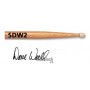 VIC FIRTH SDW2 - барабаннные палочки Dave Weckl, деревянный наконечник 