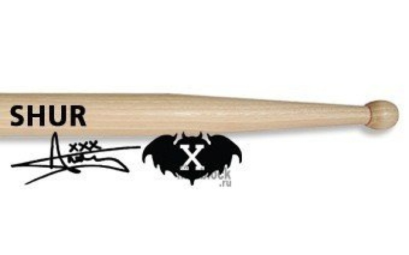 VIC FIRTH SHUR - барабаннные палочки Andy Hurley, деревянный овальный наконечник