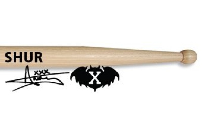 VIC FIRTH SHUR - барабаннные палочки Andy Hurley, деревянный овальный наконечник