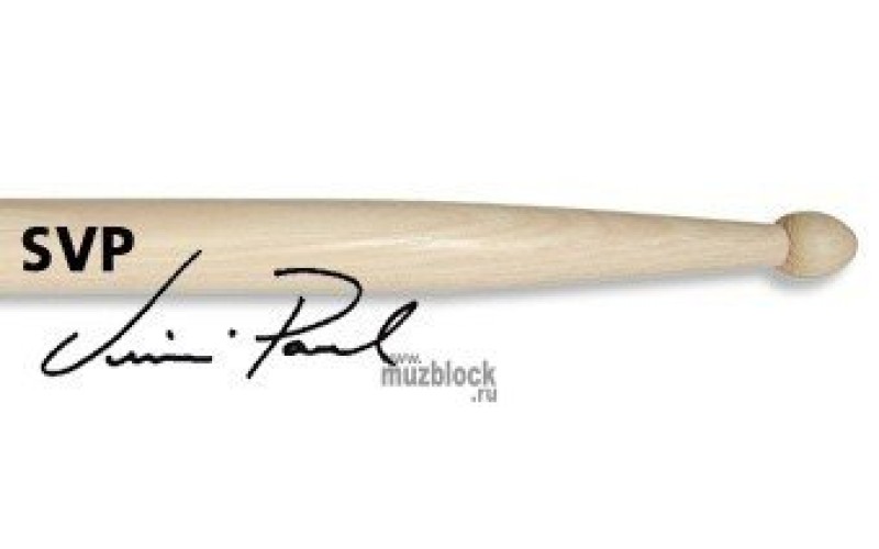 VIC FIRTH SVP - барабаннные палочки Vinnie Paul, деревянный каплевидный наконечник