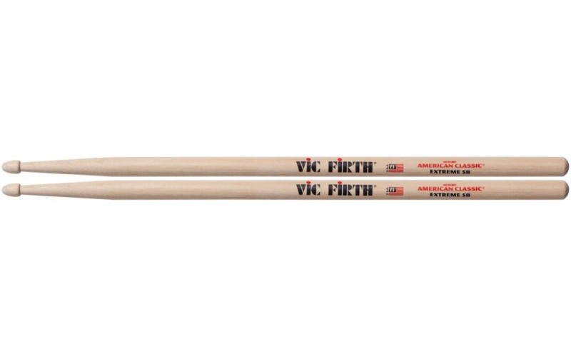 VIC FIRTH X5B - барабанные палочки Extreme 5B с деревянным наконечником