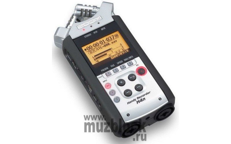 ZOOM H4n - ручной рекордер-портастудия со стерео микрофоном