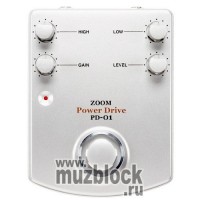 ZOOM PD-01 - овердрайв, активный 2-полосный эквалайзер