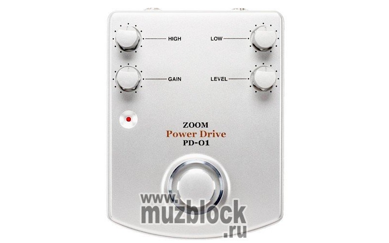 ZOOM PD-01 - овердрайв, активный 2-полосный эквалайзер