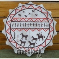 Бубен Хакасия 50см. ракушка