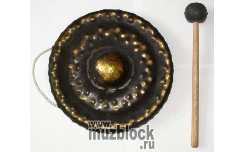 Гонг черный 22-25 см.