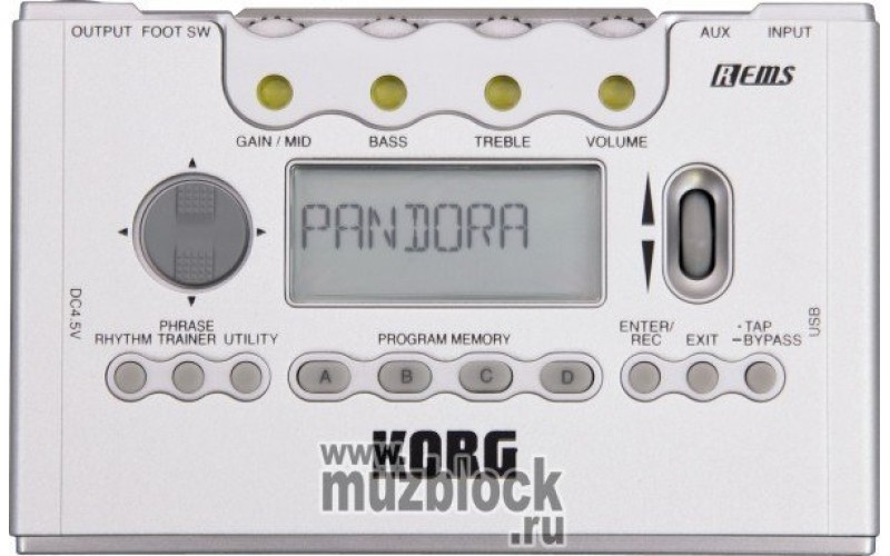 KORG Pandora PX5D - портативный гитарный процессор