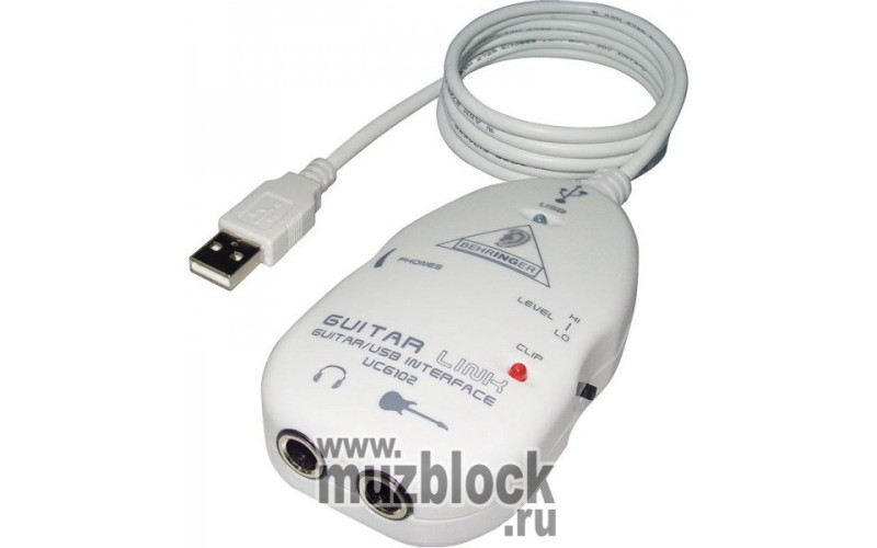 BEHRINGER UCG102 - внешний звуковой интерфейс USB