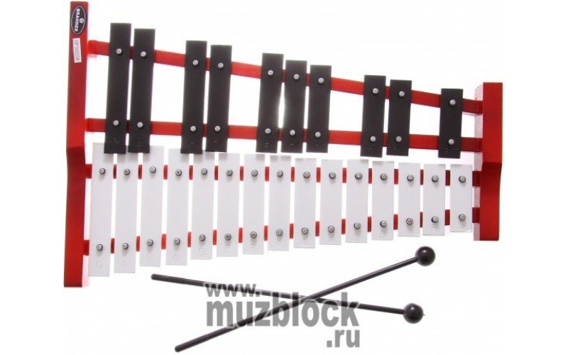 BRAHNER DP-3025R - металлофон хроматический, 25 нот