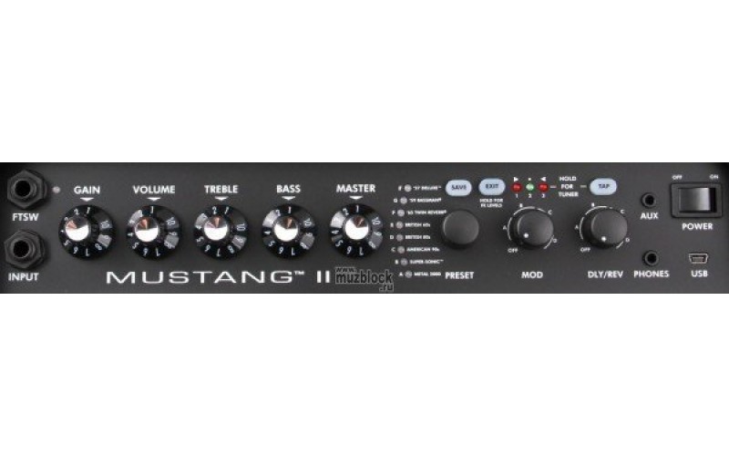FENDER MUSTANG II (V2) гитарный комбоусилитель, 40 Вт