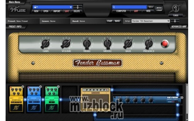 FENDER MUSTANG III (V2) - гитарный комбоусилитель, 100 Вт