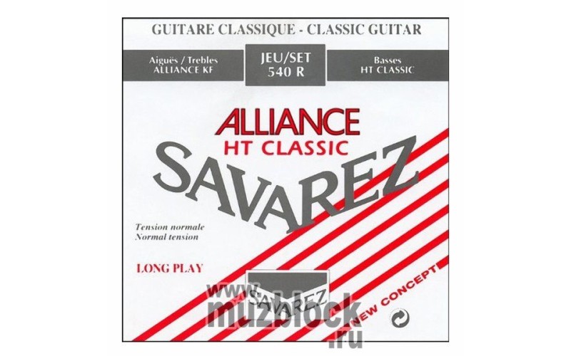 SAVAREZ 540 R ALLIANCE ROUGE - струны для классической гитары