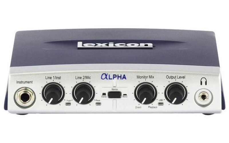 LEXICON ALPHA - студия записи c интерфейсом USB