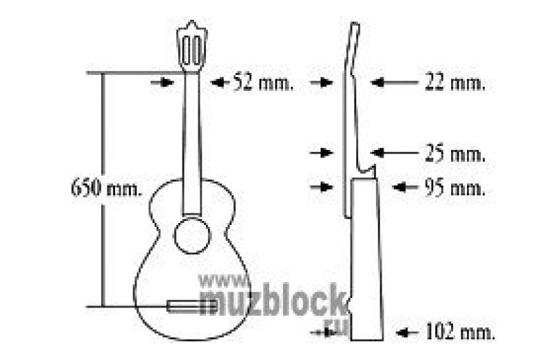 ALMANSA 402 Cedar - испанская классическая гитара