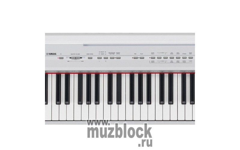 YAMAHA P-105WH - компактное цифровое пианино (электропианино), 88 клавиш