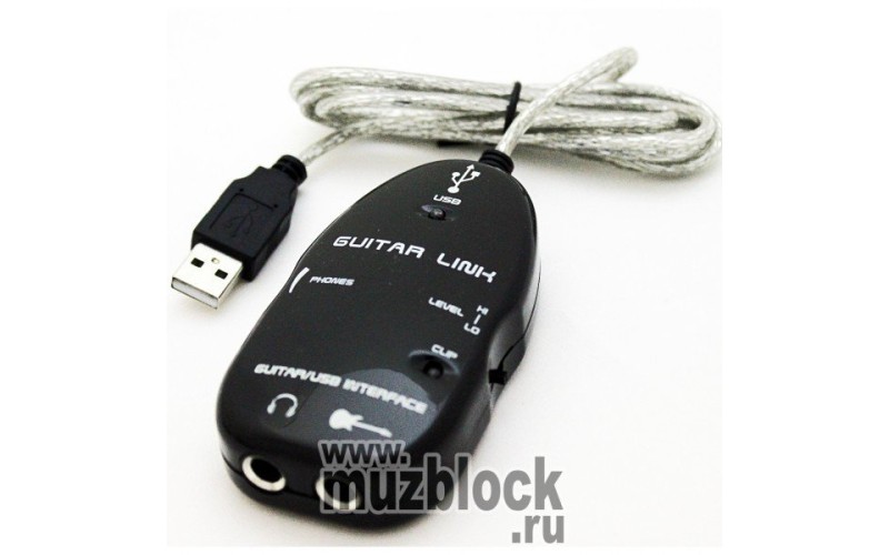 MRCABLE USB GUITAR LINK - внешний USB-интерфейс для гитары