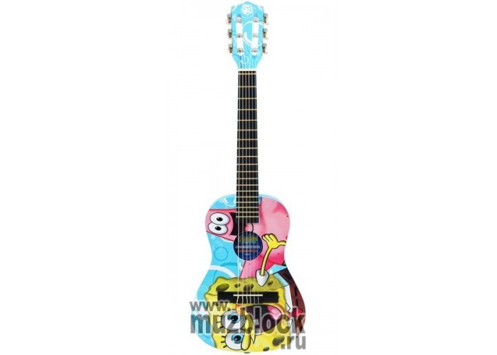 SPONGEBOB SBG01 - уменьшенная детская гитара размера 1/2 с набором аксессуаров